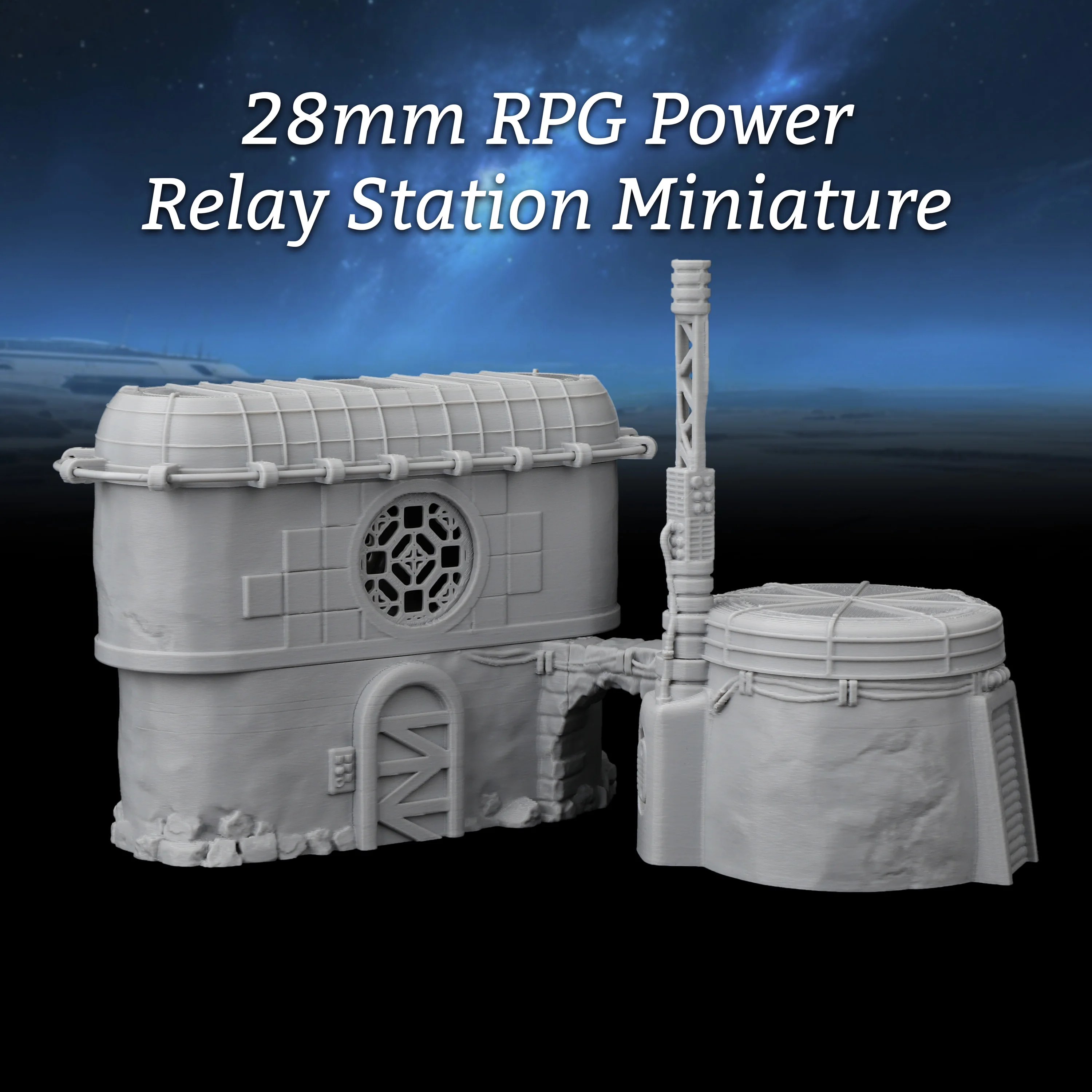 Фото Террейн-конструктор TTRPG Power Relay Station – научно-фантастический пост-отряд для ролевых миссий и футуристических настольных картографических сценариев №1