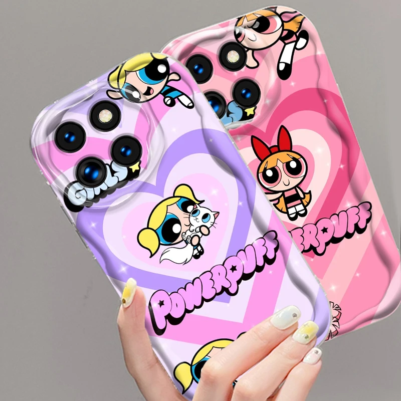 P-Powerpuffs G-Girls мультфильм для Xiaomi Mi 14 12 12T 11 Lite Poco M6 X6 X5 X4 X3 M3 F4 Pro