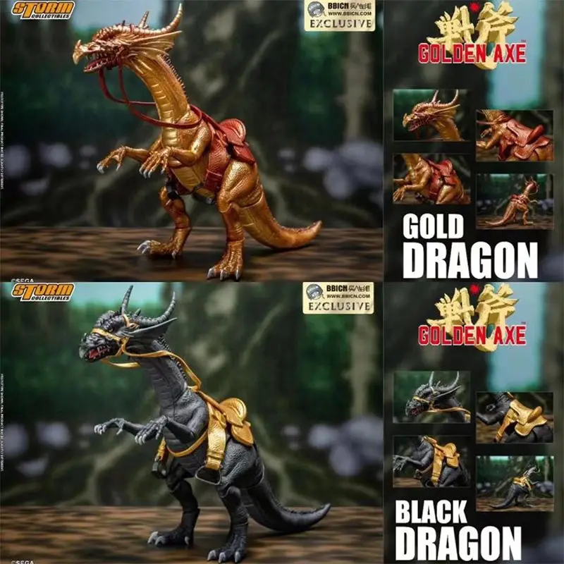 

Original Storm Toys 1/12 Golden Axe Black Dragon Gold Dragon Pink Dragon In Stock Anime Action Collection Figures Model Toys