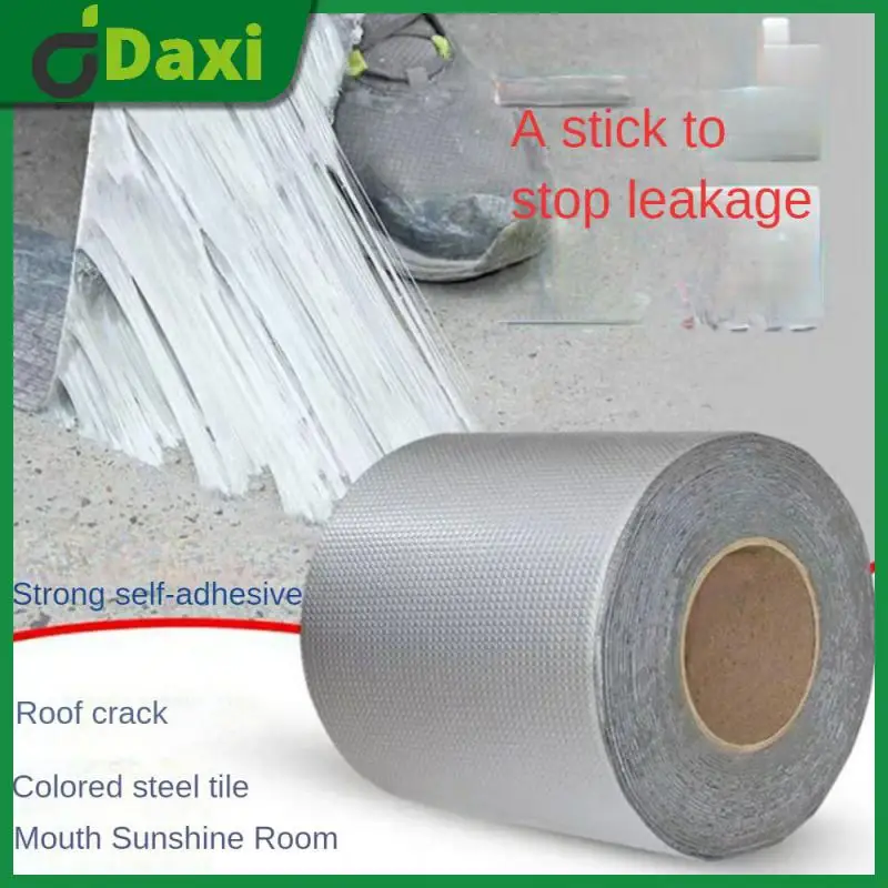 

Heat Insulation Leak Tape Roof Waterproofing Leak Repair Persistent Adhesion Duct Tape Butyl Rubber Weathering Characteristics