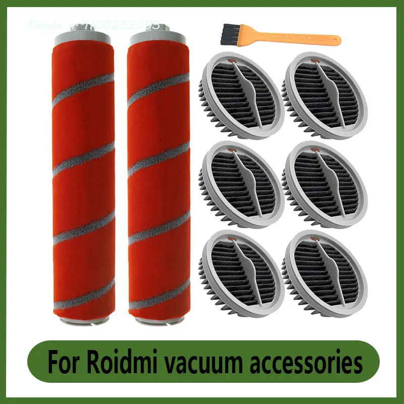

Для Xiaomi Roidmi NEX X20 X30 S2 / F8 Storm Pro XCQLX02RM, ручной беспроводной пылесос, аксессуары, Hepa фильтр, роликовая щетка
