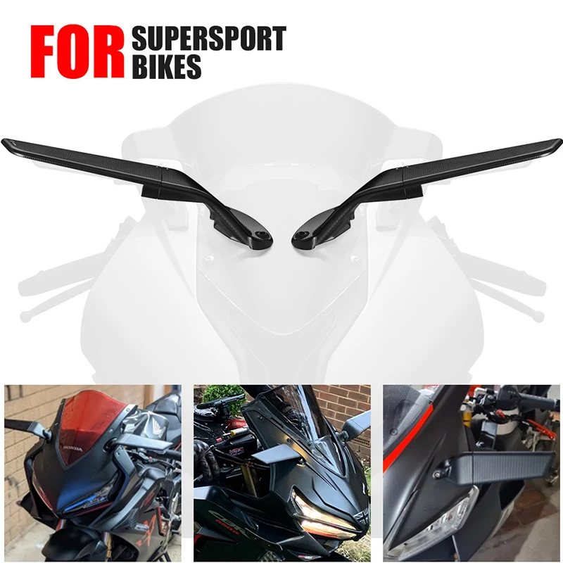 

New Motorcycle Mirrors Modified Wind Wing Adjustable Rotating Rearview Mirror For Honda CBR250R CBR300R CBR500R CBR600R CBR650R