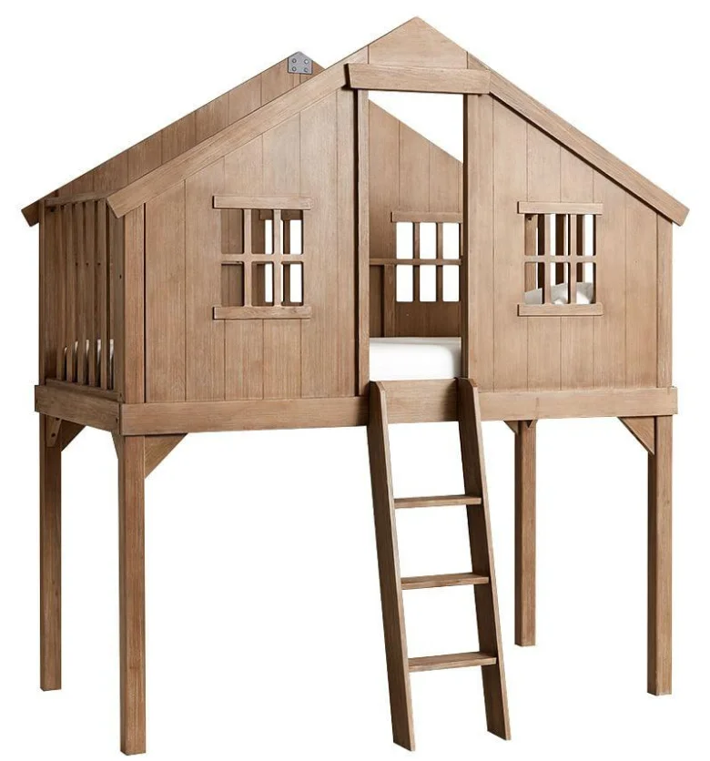 

Высококачественная современная простая детская кровать из массива дерева