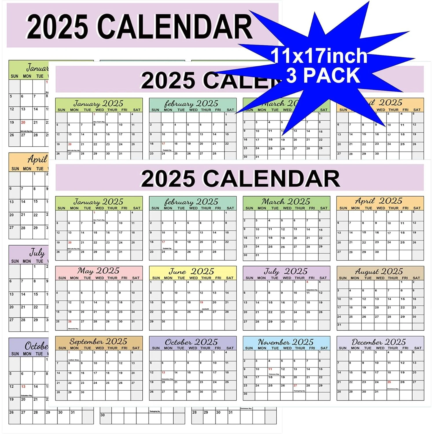 25 листов календаря посещаемости 2025 года. Карты посещаемости. 8 26 x 11 69 дюйма —