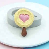 lollipop shape fondant chocolate mold cake decorating tools silicone molds soap candle pastry ice cube molds