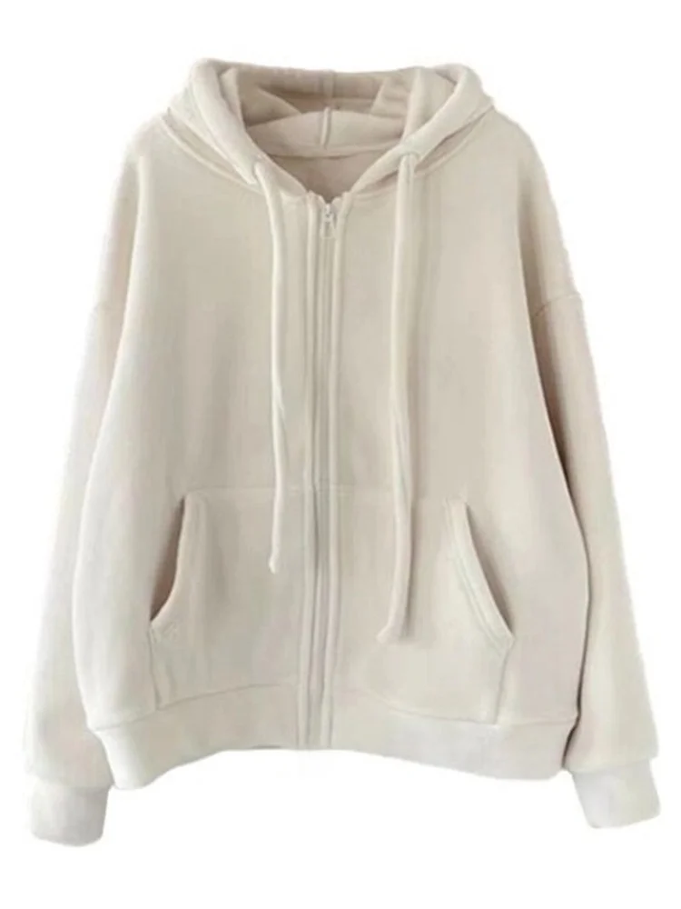 La Chabell темно-серая толстовка с капюшоном для женщин 2024 осень и зима новая