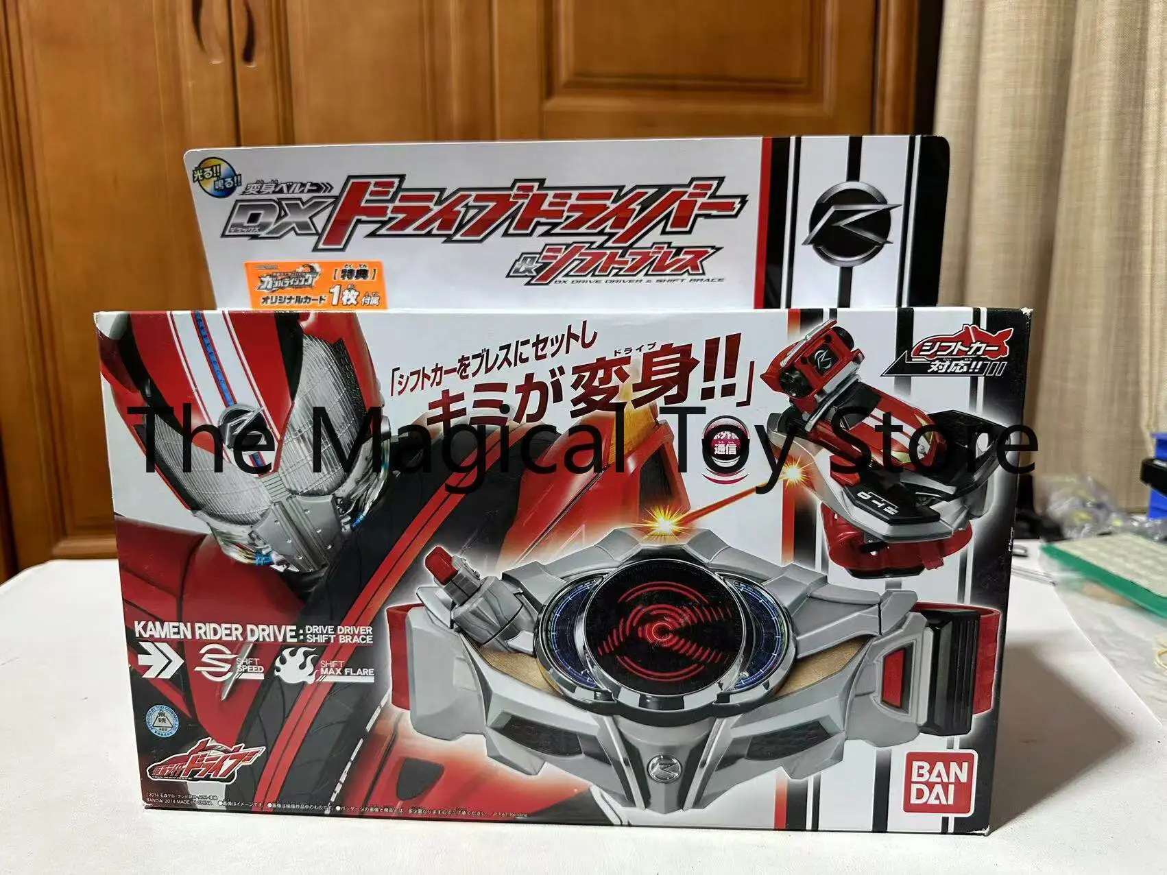 Оригинальный набор Bandai Kamen Rider DX Drive: Драйвер-трансформер в пояс Mach Drive, модель игрушки ручной работы, подарок на день рождения (art.: 3920d96aff292) - 3920d96aff292