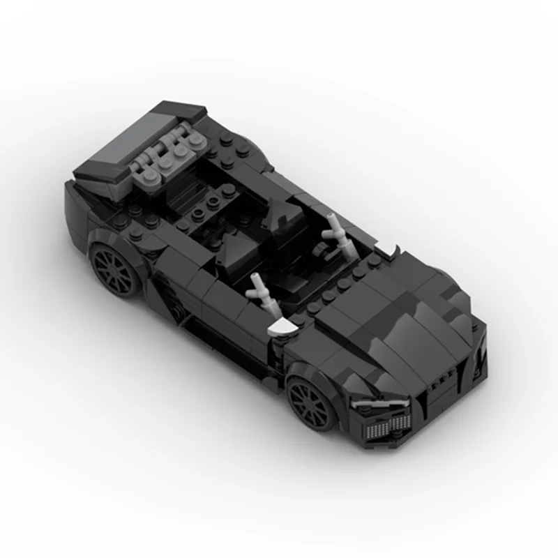 Фото 352 шт. Moc Customize, техническая роскошная черная модель спортивного автомобиля, суперкар, строительные блоки, скоростной автомобиль, кирпичи, игрушки, подарки для детей и взрослых №4