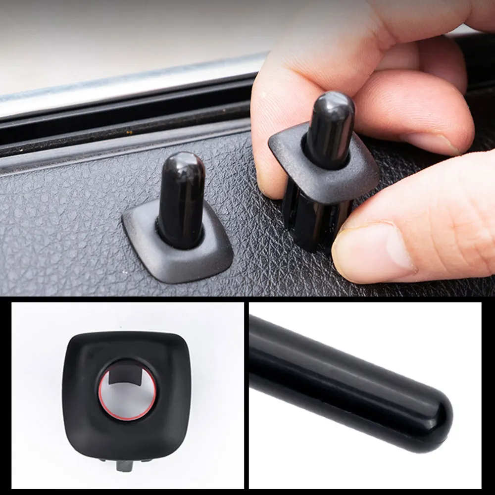 

4PCS For BMW 5 Series F10 F18 E39 X5 E53 520 525 523 528 530 X3 X4 F25 Car Rear Door Lock Pin Knob Button Cap Accessories
