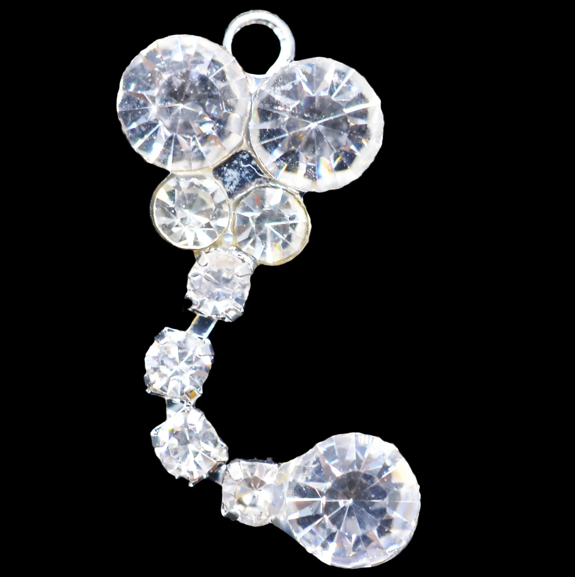 100pcs Dangling Czech Stone Rhinestone Nail Access Mixed Shape Pendant Designer Ornament Jewels Glitter Accessories,For Nail Art enlarge