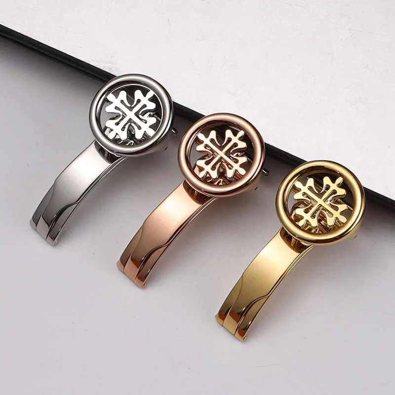 

Пряжка из нержавеющей стали для часов patek phillippe, складная пряжка с аксессуарами, застежка 16 мм 18 мм 20 мм