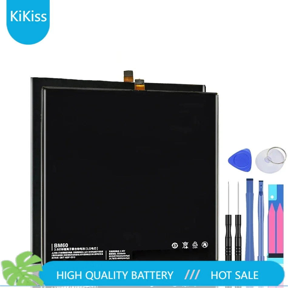 6600 мАч BM60 BM61 BM62 BN60 Аккумулятор для Xiaomi miPad 1 2 3 4 mi Pad MEC91 Bateria Tab + Номер отслеживания