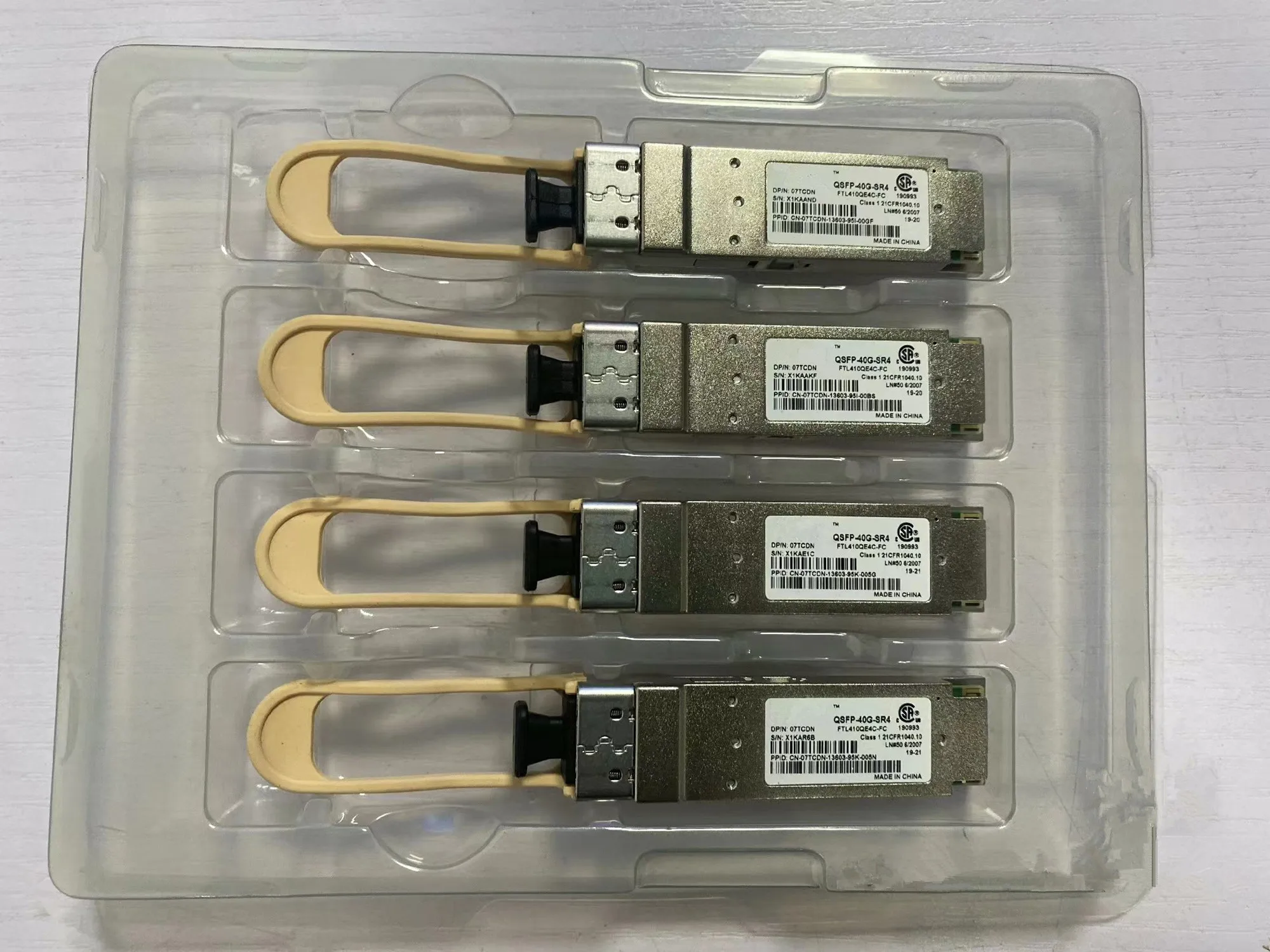 40GB Switch Adapter QSFP-40G-SR4 DEL-L FTL410QE4C-FC 07TCDN FTL410QE3C-FC MPO QSFP 40G Fiber Optical Module