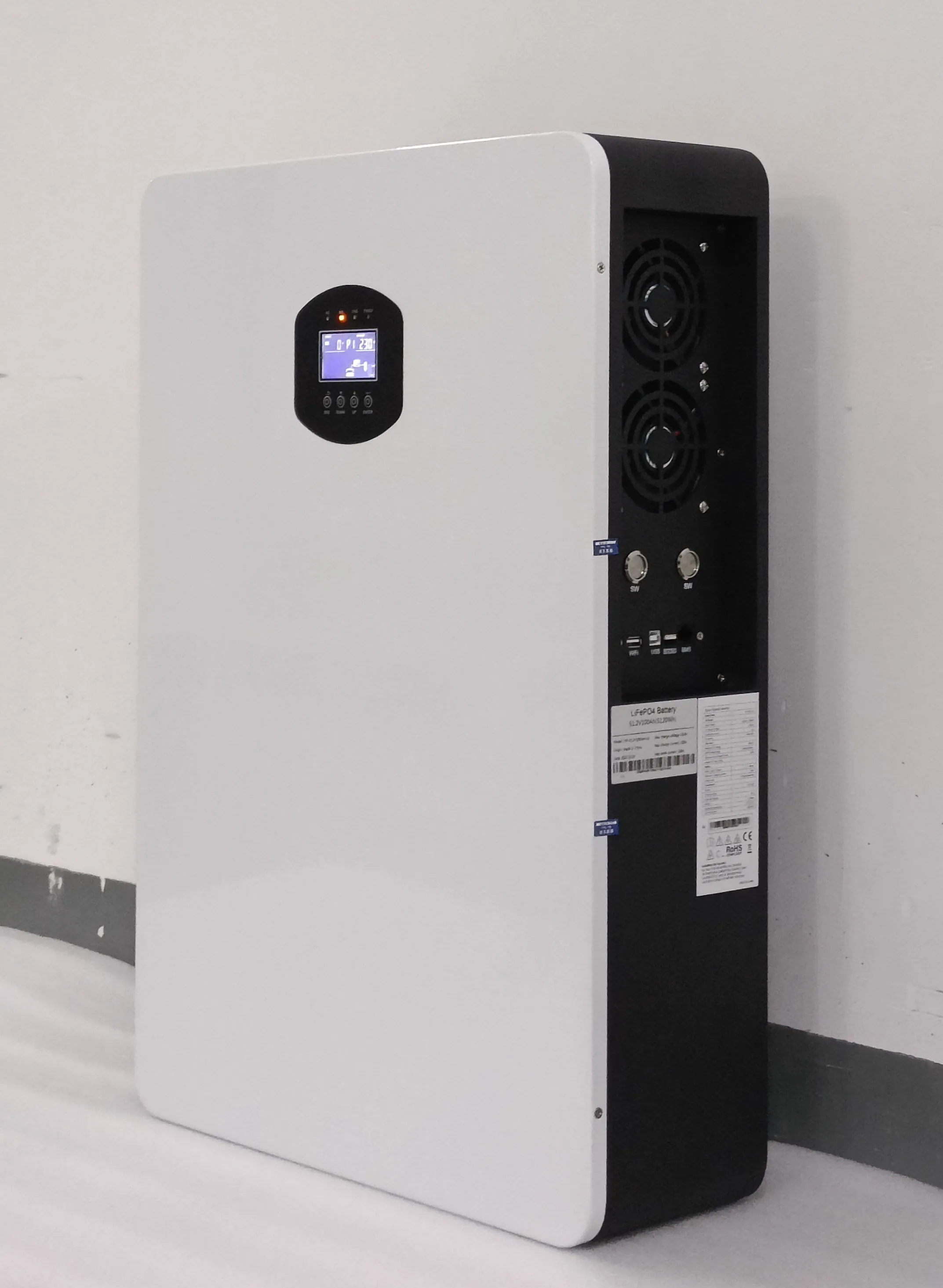 Все в одном 3 кВт 5 10 батарея и инвертор 48 В 51 2 кВтч мобильная система хранения