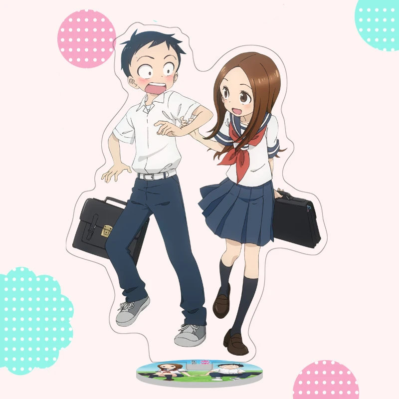 

Аниме Teasing Master Takagi San фигурка акриловая подставка модель игрушки настольное украшение фанаты коллекция подарок