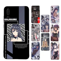 sakurajima mai anime phone case soft silicone case for huawei p 30lite p30 20pro p40lite p30 capa