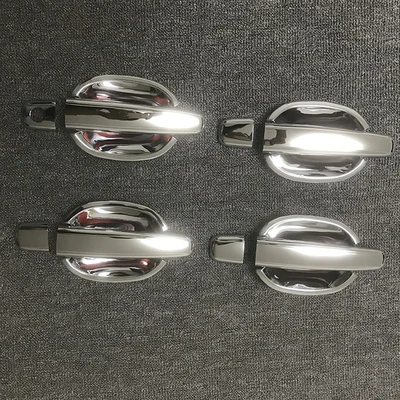 

Хромированная накладка на дверную ручку автомобиля из АБС-пластика для Peugeot 307 2005-2013, защита от царапин, аксессуары для автомобиля