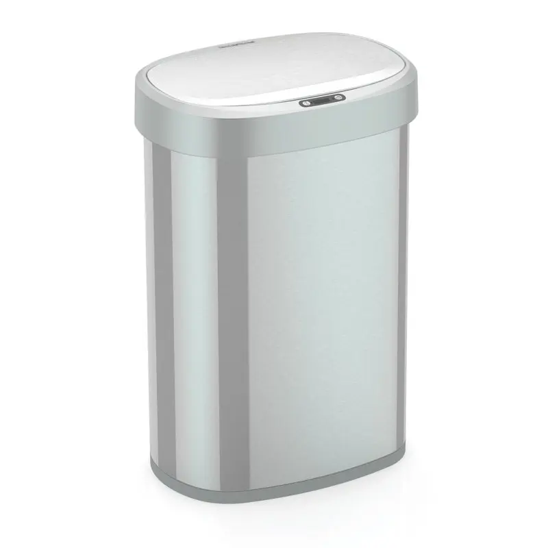 

Gorgeous Stainless Steel Motion Sensor Trash Can with Gallon Lid for Home Use, Perfect and Hygienic Waste Management Solution.