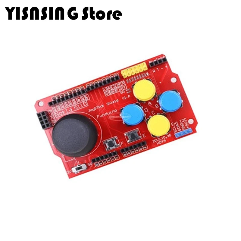 Щит джойстика для платы расширения arduino функция аналоговой клавиатуры и мыши