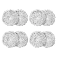 8pcs washable mop cloth cleaning replacement for xiaomi dreame bot w10 robot vacuum cleaner spare parts accessories