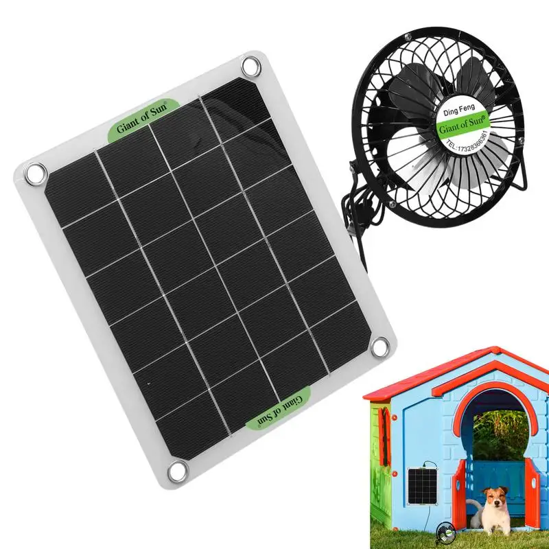 

Solar Panel Fan 10W USB Solar Panel Powered Fan 10W Solar Panel Powered Fan Mini Ventilator For Chicken Coops Greenhouses Sheds