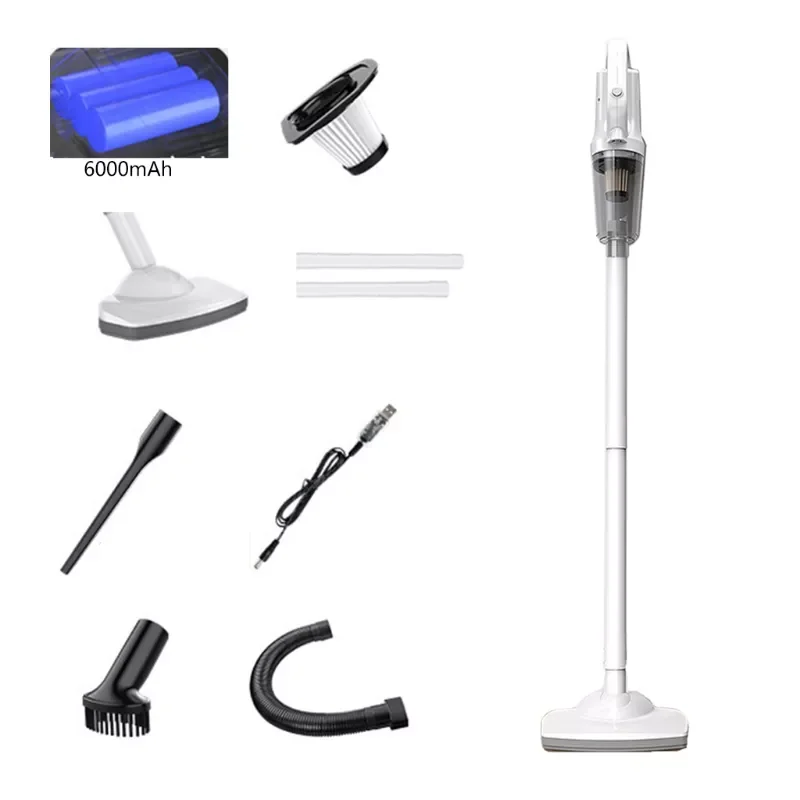 

Portable Cordless Handheld Home Car Cleaning Vacuum Cleaner High Power 12000Pa Large Suction Manifold USB Rechargeable