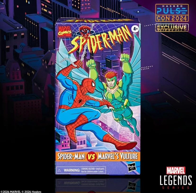 6-дюймовая оригинальная серия Marvel Legends: Spider-Man &amp Marvel's Vulture комплект из 2 штук: