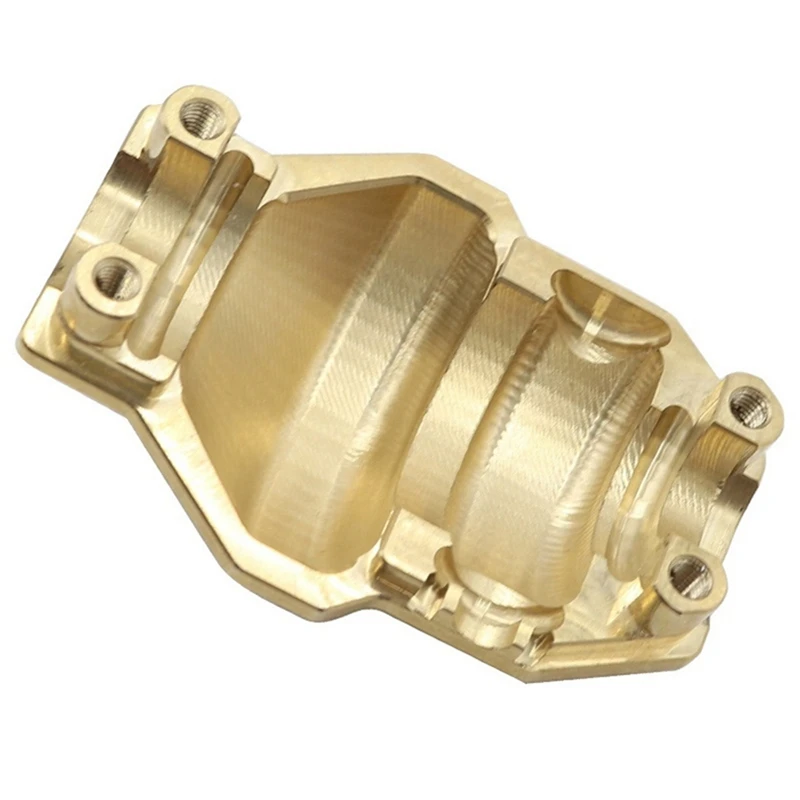 2Pcs Heavy Duty 33G Brass Front Rear Axle Diff Cover Differential For Yikong YK4082 4102 4103 6101 RC Car Upgrades