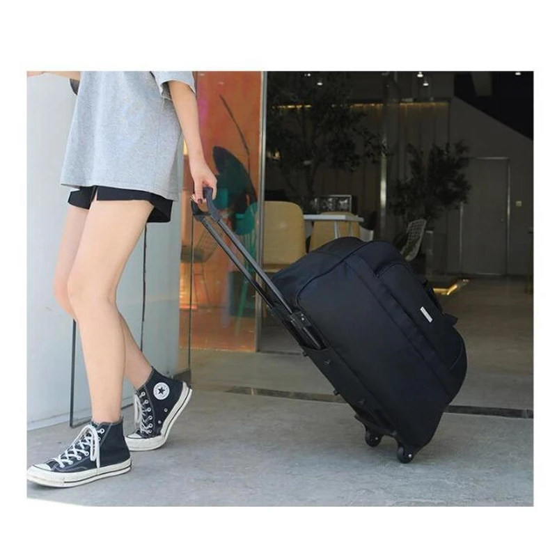 

Trolley Travel Bag Cabin Women luggage Travel Rolling Baggage Bag travel bag on wheels for women suitcase Travel Duffle