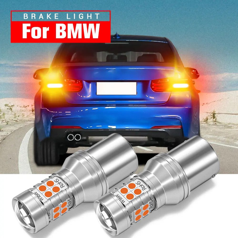 

2pcs LED Brake Light Blub Lamp P21W BA15S Canbus For BMW X1 E84 F48 X3 F25 G01 F97 X6 E71 E72 Z3 Coupe E36 Z4 Roadster E86 E85