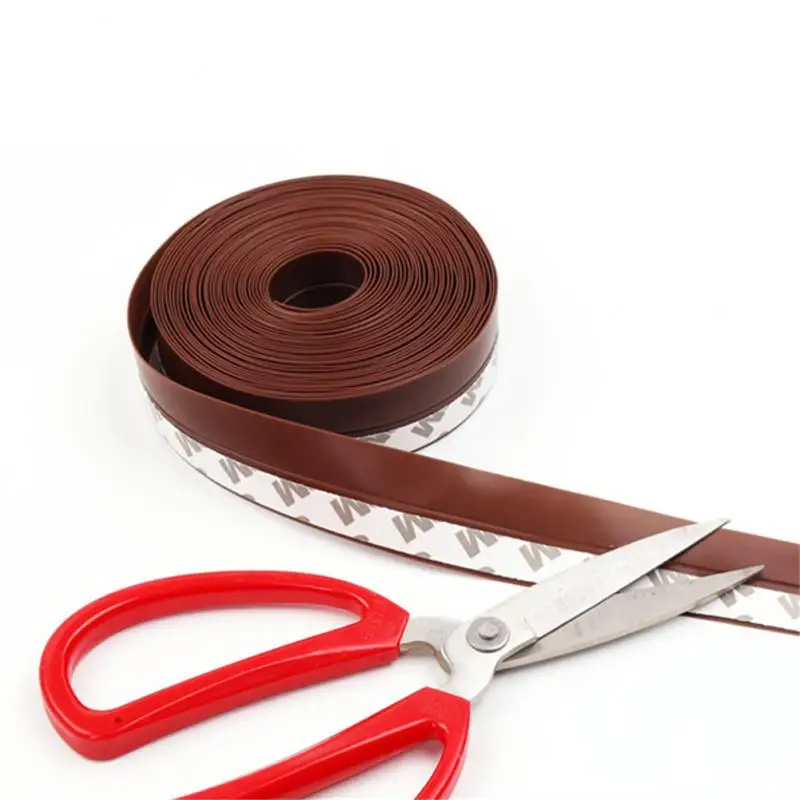 

1M Self-adhesive Glass Door And Window Sealing Strip Seam Window Windproof And Soundproof Wood Door Seam Door Bottom Windproof