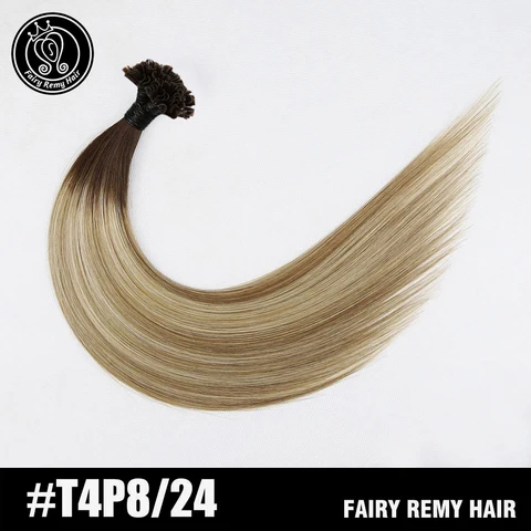Сказочная лента для волос Remy для наращивания человеческих волос 1,25 г/шт. 12/14 дюйма, европейские Натуральные Прямые клейкие ленты для наращивания