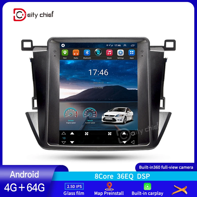 Автомобильный мультимедийный радиоприемник на Android видеоплеер навигация GPS для