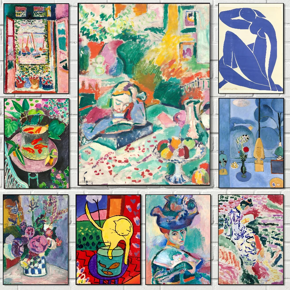 Анри Матисс цветочный натюрморт плакат наклейки художественные настенные