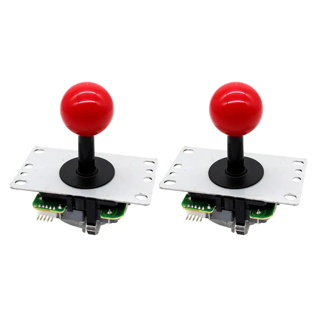 

2pcs Joystick Arcade Encoder Non-Delayed Interface Joysticks Arcade Games Parts Self-Assembly Kit Durable Supermarket