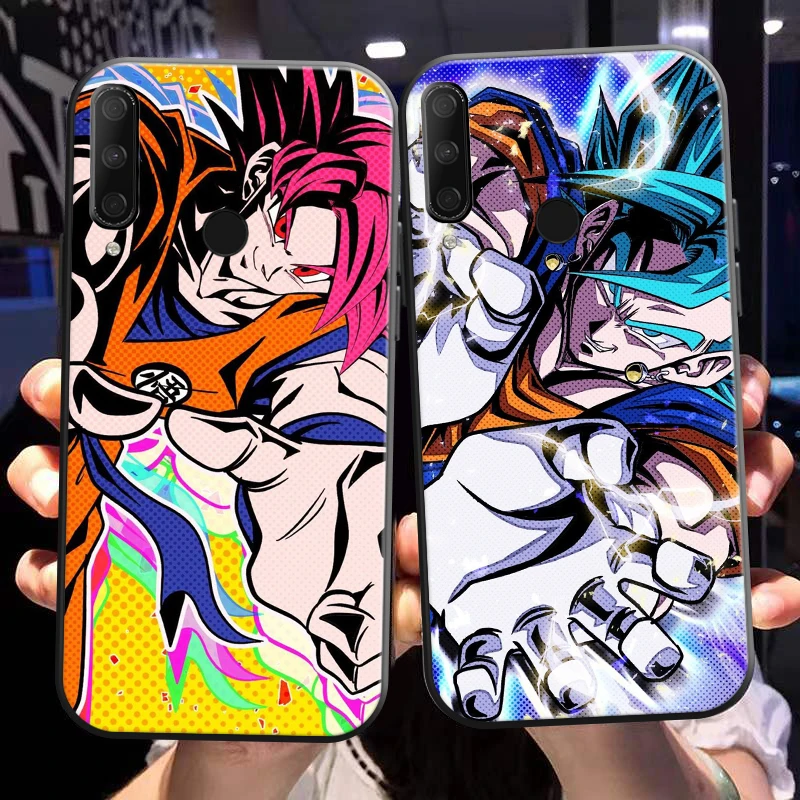 

Japan Anime Dragon Ball Goku For Huawei Honor 10X 9X Pro Lite Phone Case For Honor 8X Silicone Cover Back Soft Funda Black