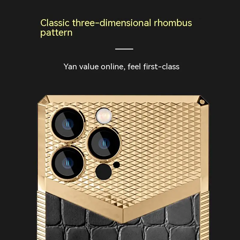 Crocodile Leather Pattern Shockproof Magnetic Case For iPhone 11 12 13 14 Pro Max Electroplating Soft glue stereo back Cover