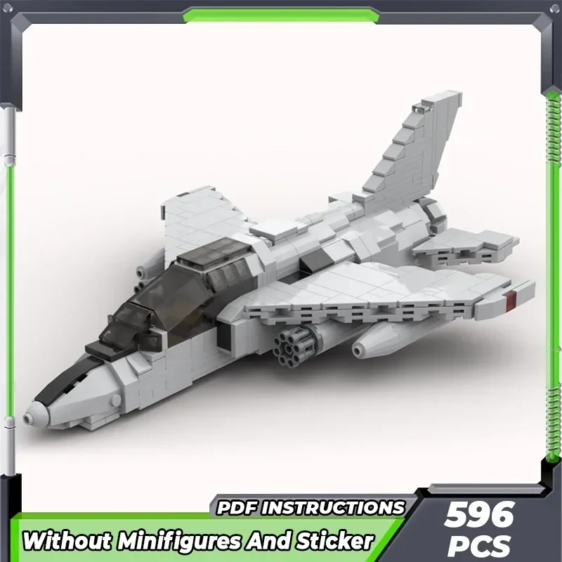 Moc строительные кирпичи модель военного оружия технология штурмового