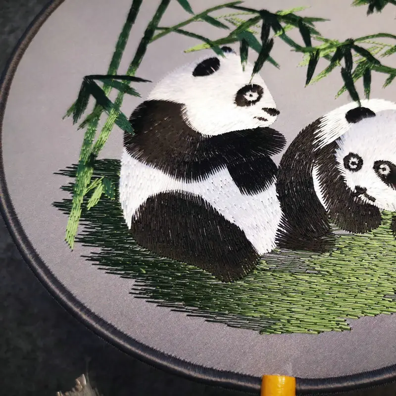 Китайские кисточки круглые шелковые вентиляторы для танцев Tang Qipao Hanfu аксессуары