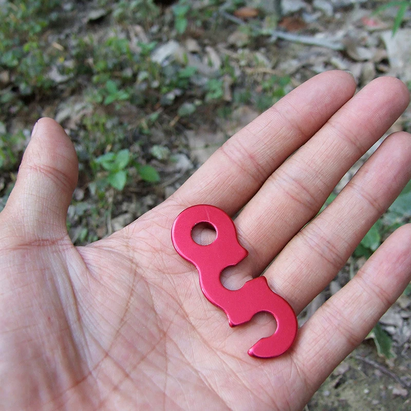 

10 шт., Регулируемая пряжка для палатки, из алюминиевого сплава