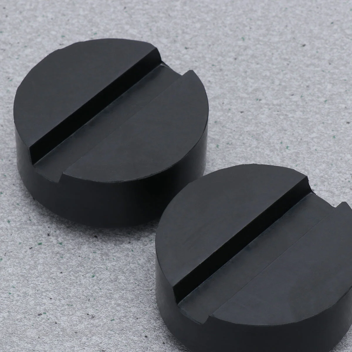 

3 PCS Car Rubber Jack Pads Hydraulic Jack Slotted Frame Protector Rail Floor Jack Guard Adapters Car Jacks Tools (Black)