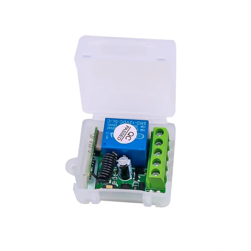 

DC 12V 1CH RF Relay Receiver 433Mhz Universal Wireless Remote Control Switch 433 Mhz Transmitter Button Module DIY Kit