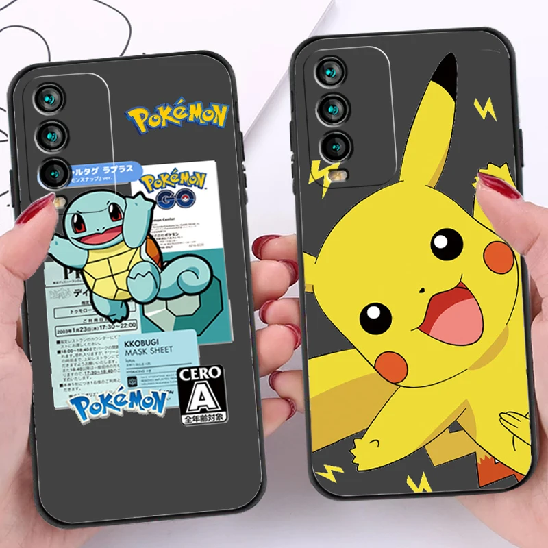 

Pokemon Pikachu Phone Cases For Xiaomi Redmi 9AT 9 9T 9A 9C Redmi Note 9 9 Pro 9S 9 Pro 5G Soft TPU Carcasa Back Cover Coque