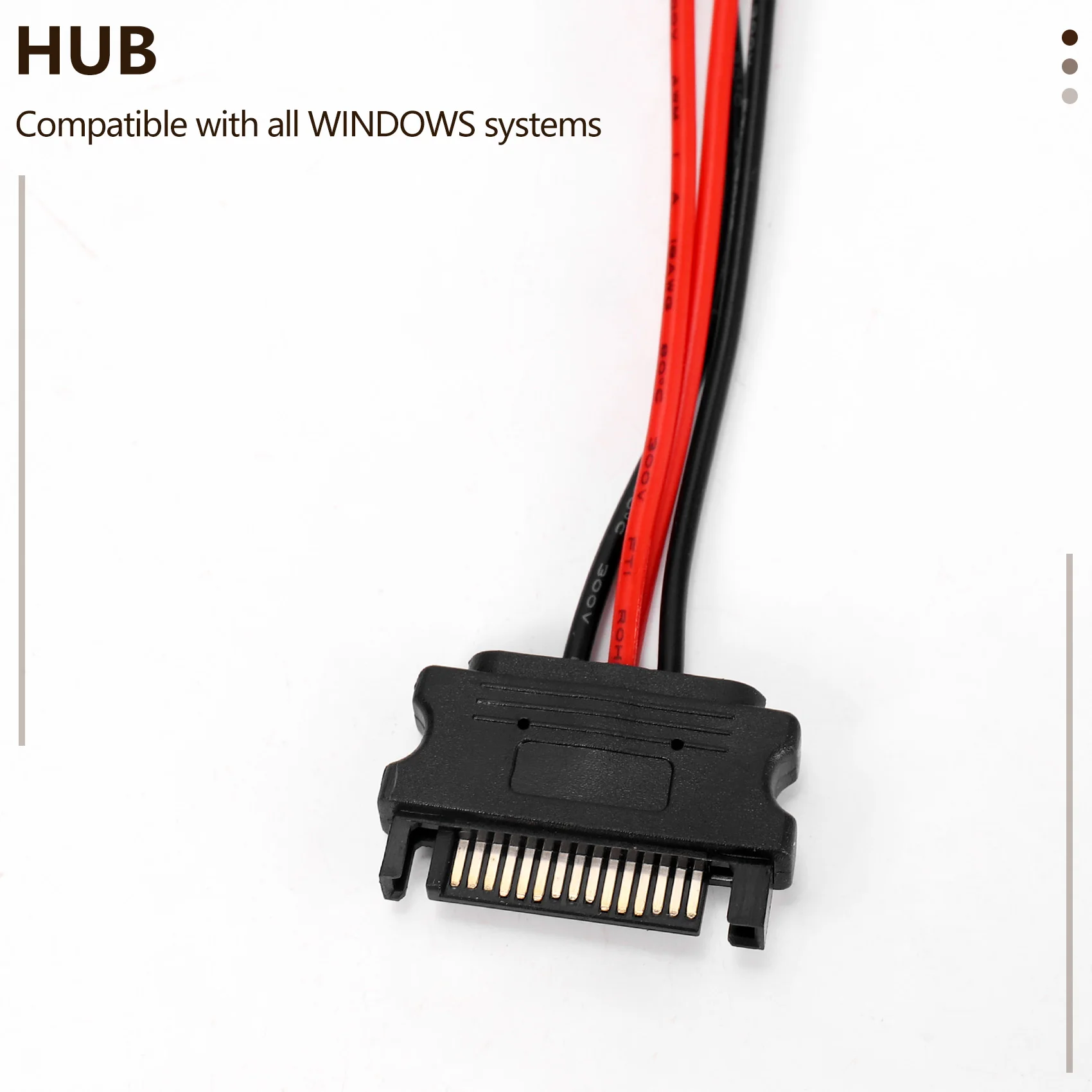 7-портовый концентратор USB 3.0 5 Гбит/с 25-дюймовый отсек для привода CD-ROM передняя