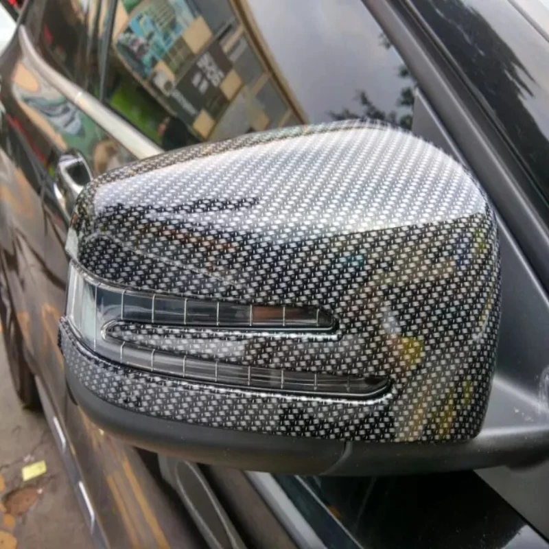 

Боковая крышка для зеркала заднего вида Mercedes Benz A B C E CLASS GLK CLA GLA из углеродного волокна