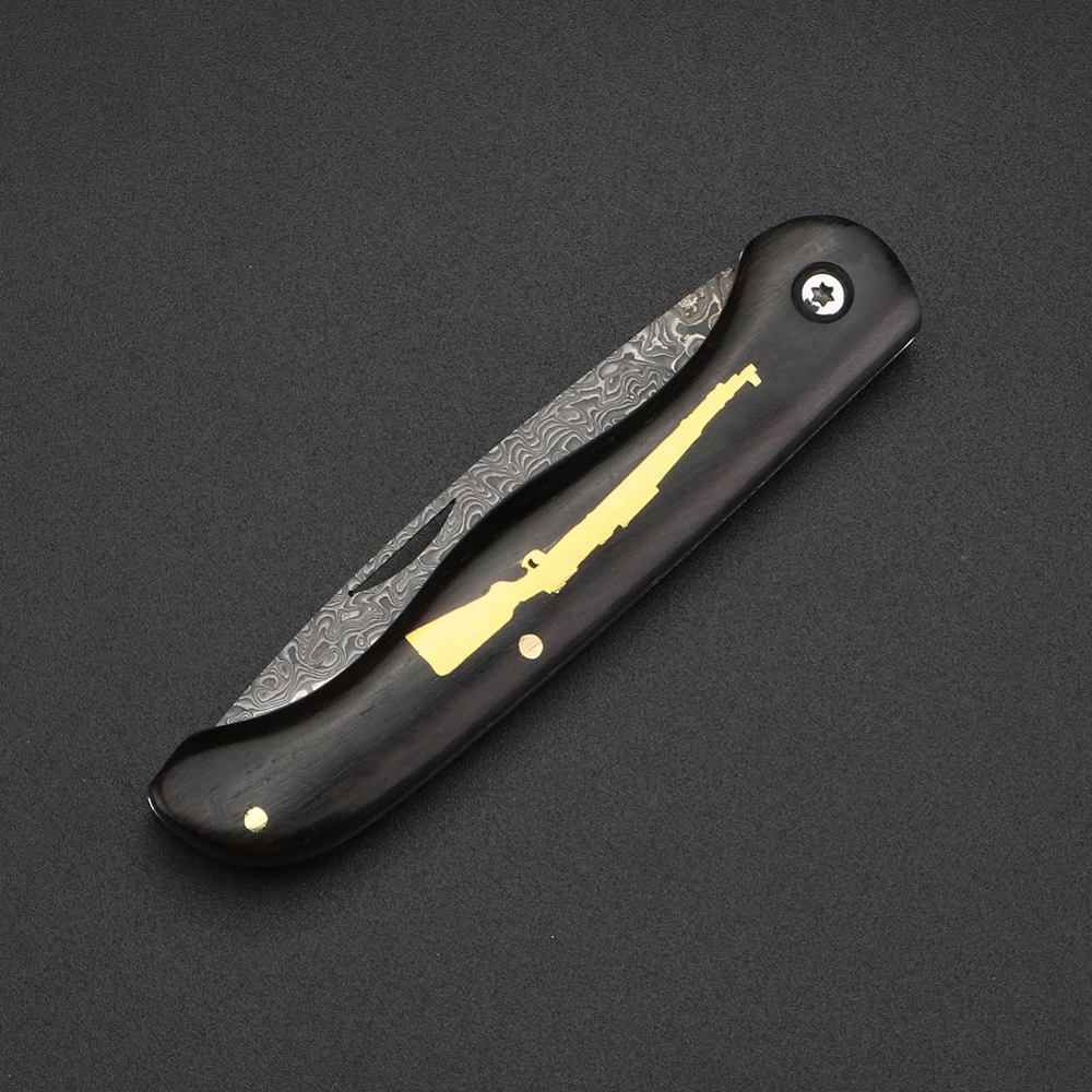 Складной нож XUAN FENG Дамасская сталь VG10