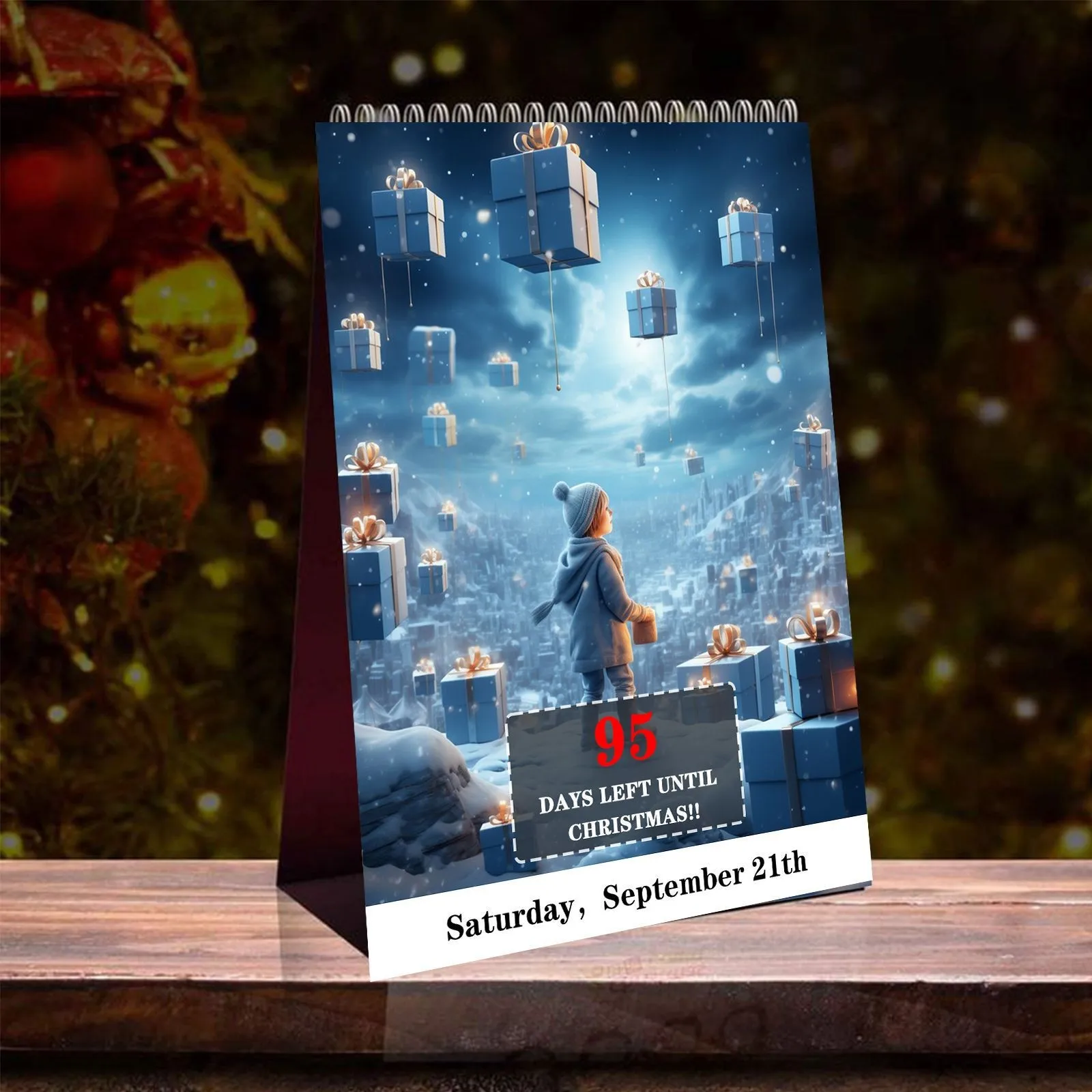 Календарь с обратным отсчетом для дома 100 дней 1 шт.