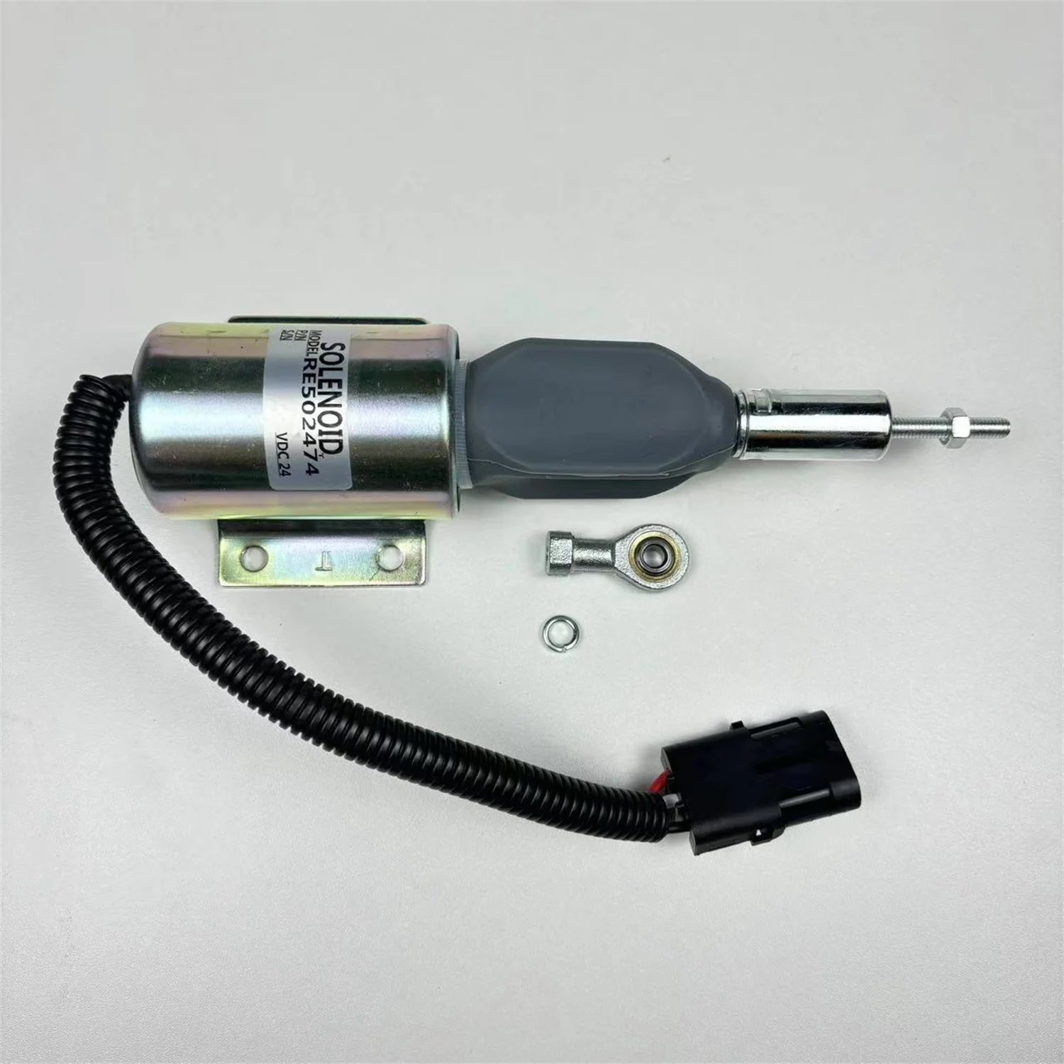 Соленоид распределения 24V RE 502474 516083 Пара мотора John Deere 120 160LC 230LC 624H