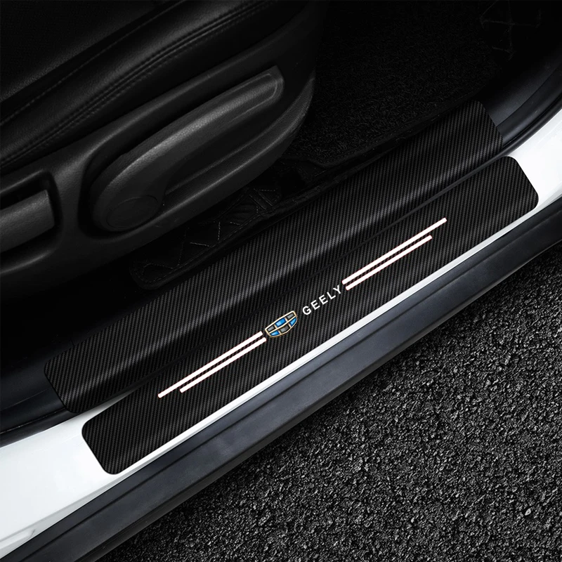 Защитная углеродная наклейка на бампер багажника автомобиля для Hyundai Tucson 2021 Accent