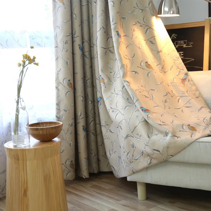 

2022 New American Fresh Children's Room Princess Room Curtain Fabric Shading Cloth Bed Curtains for Living Dining Room Bedroom